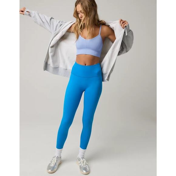 NWT Offline by Aerie Seamless Legging in "Ocean Aqua" Blue Size Small - Picture 2 of 14